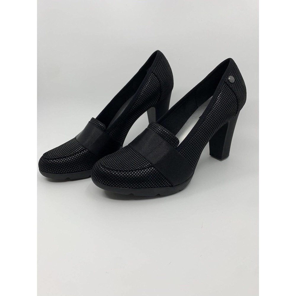Anne Klein Women's Xray Sport Pump -Size 9 M Black 3" Block Heel